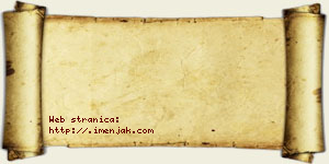 Jovana Veselinović vizit kartica